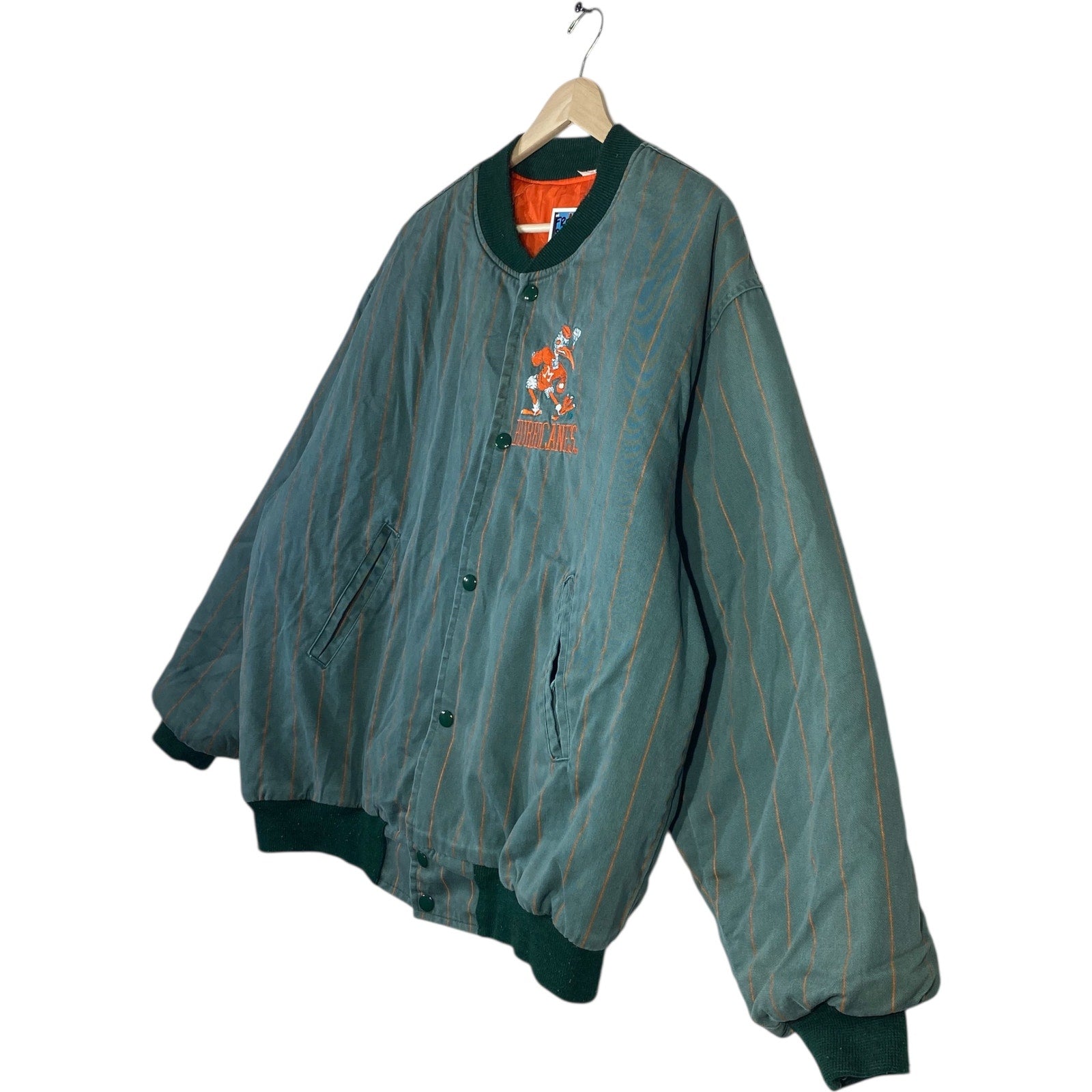 Vintage Miami Hurricanes NCAA Bomber Jacket