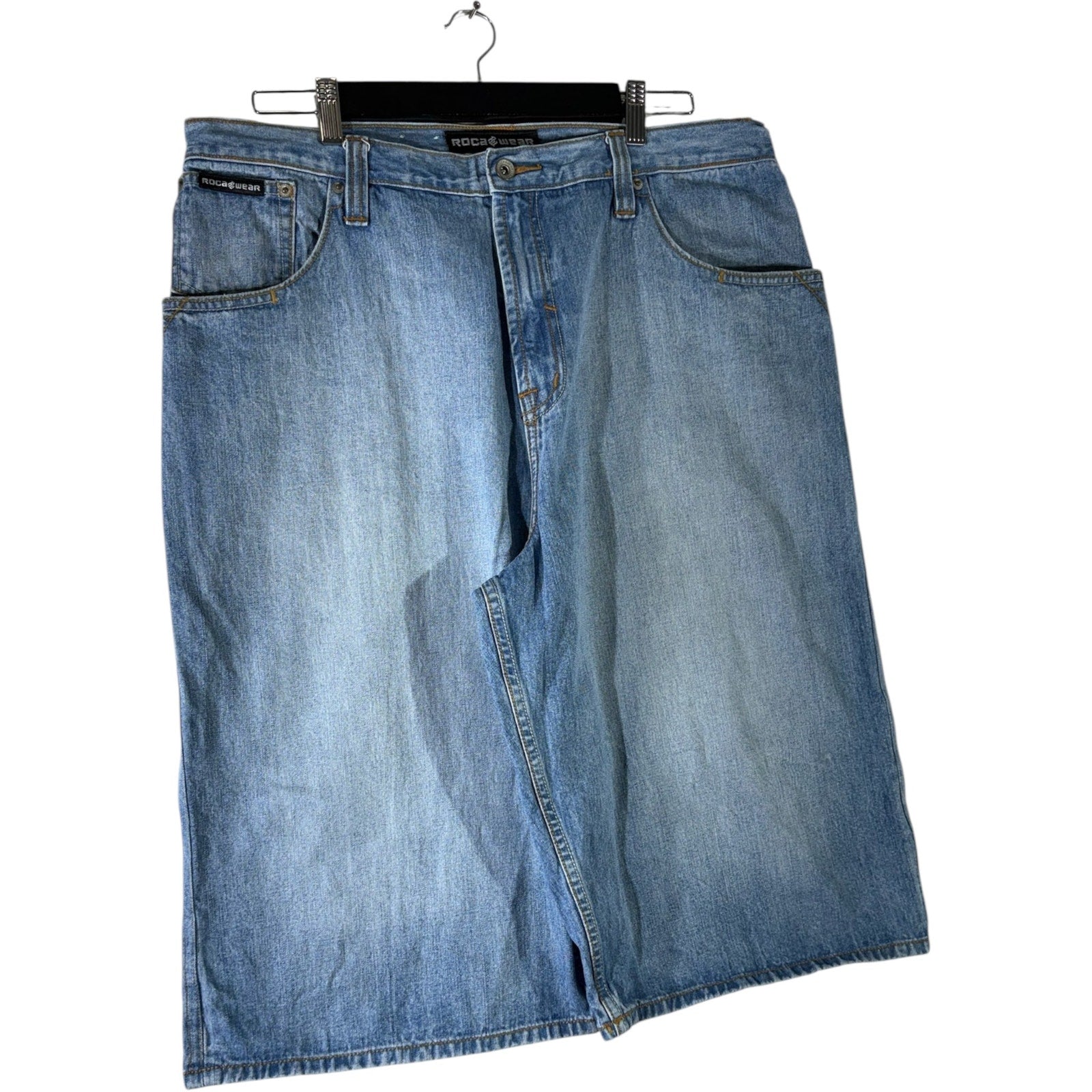 Vintage Rocawear Wide Leg Denim Shorts 38