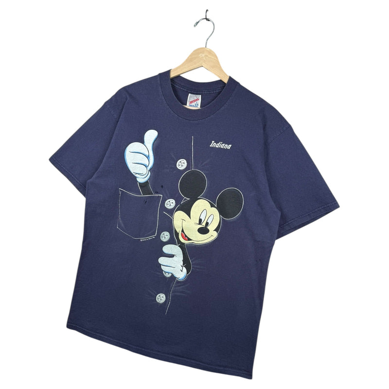 Vintage Mickey Mouse Shirt Print Indiana T-Shirt