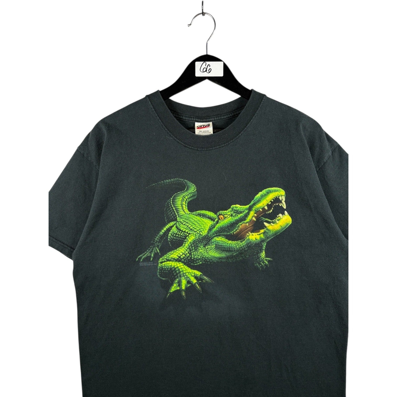 Vintage Alligator Print T-Shirt