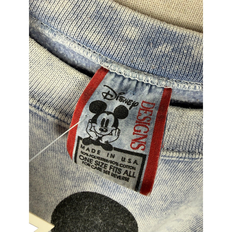 Vintage Disneyland Mickey Mouse Acid Wash Crewneck