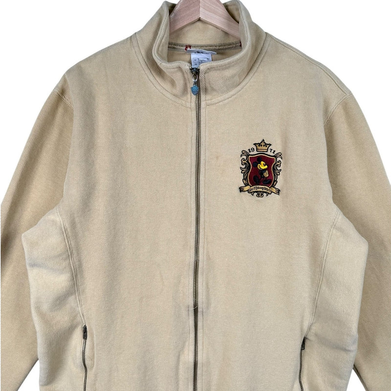 Vintage Disney Mickey Mouse Crest Full Zip Jacket