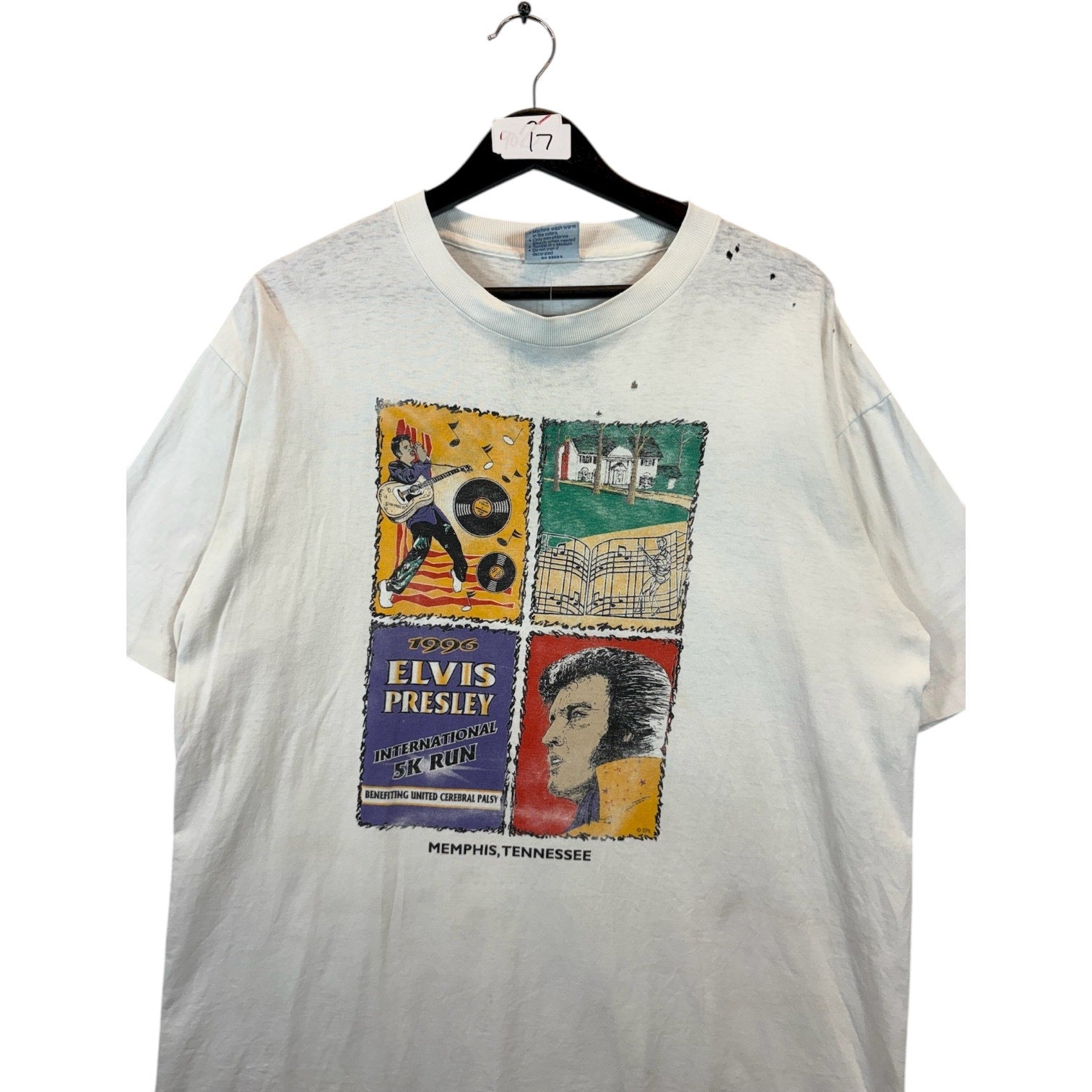 Vintage Elvis Presley International 5K Run T-Shirt