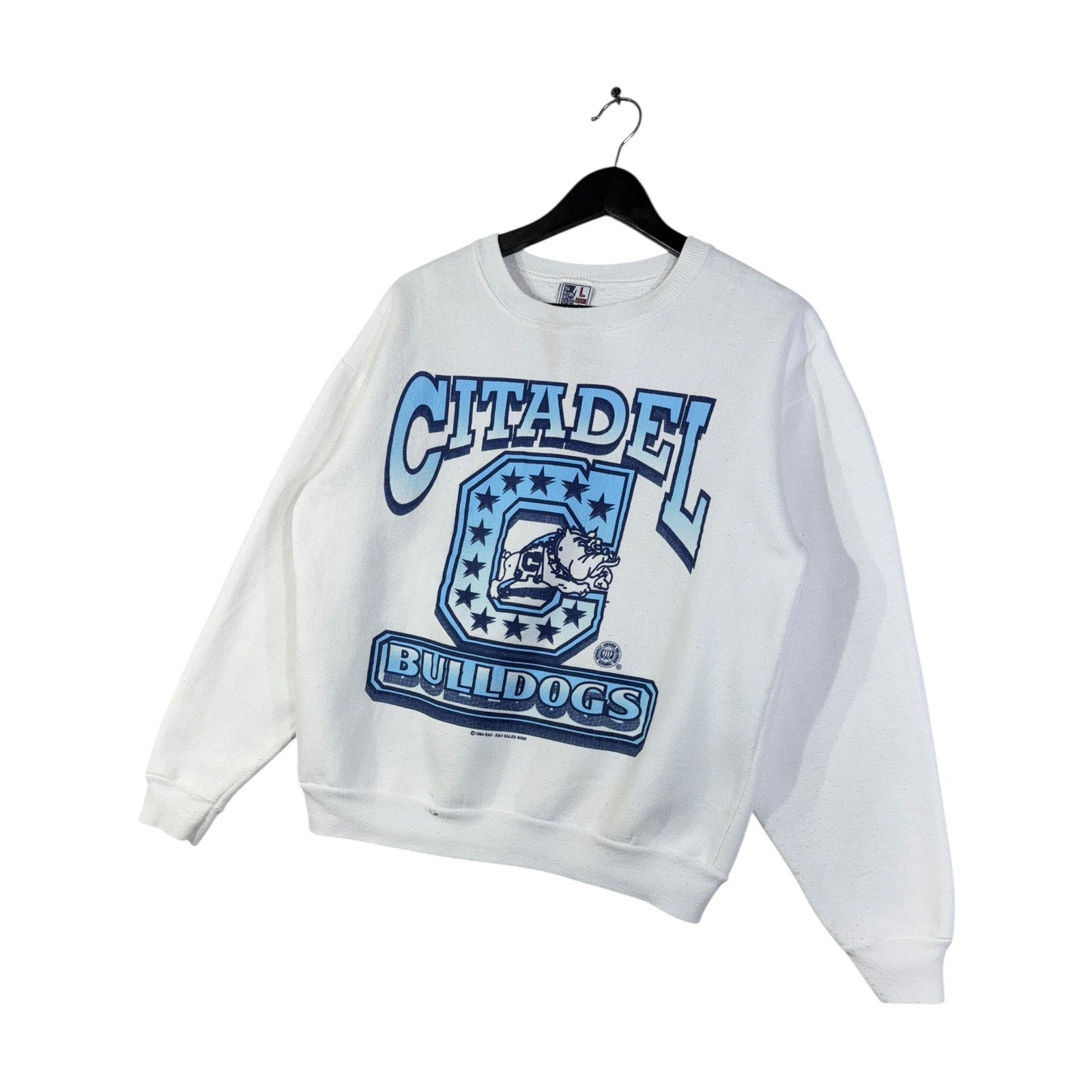 Vintage Citadel Bulldogs Sweatshirt Crewneck