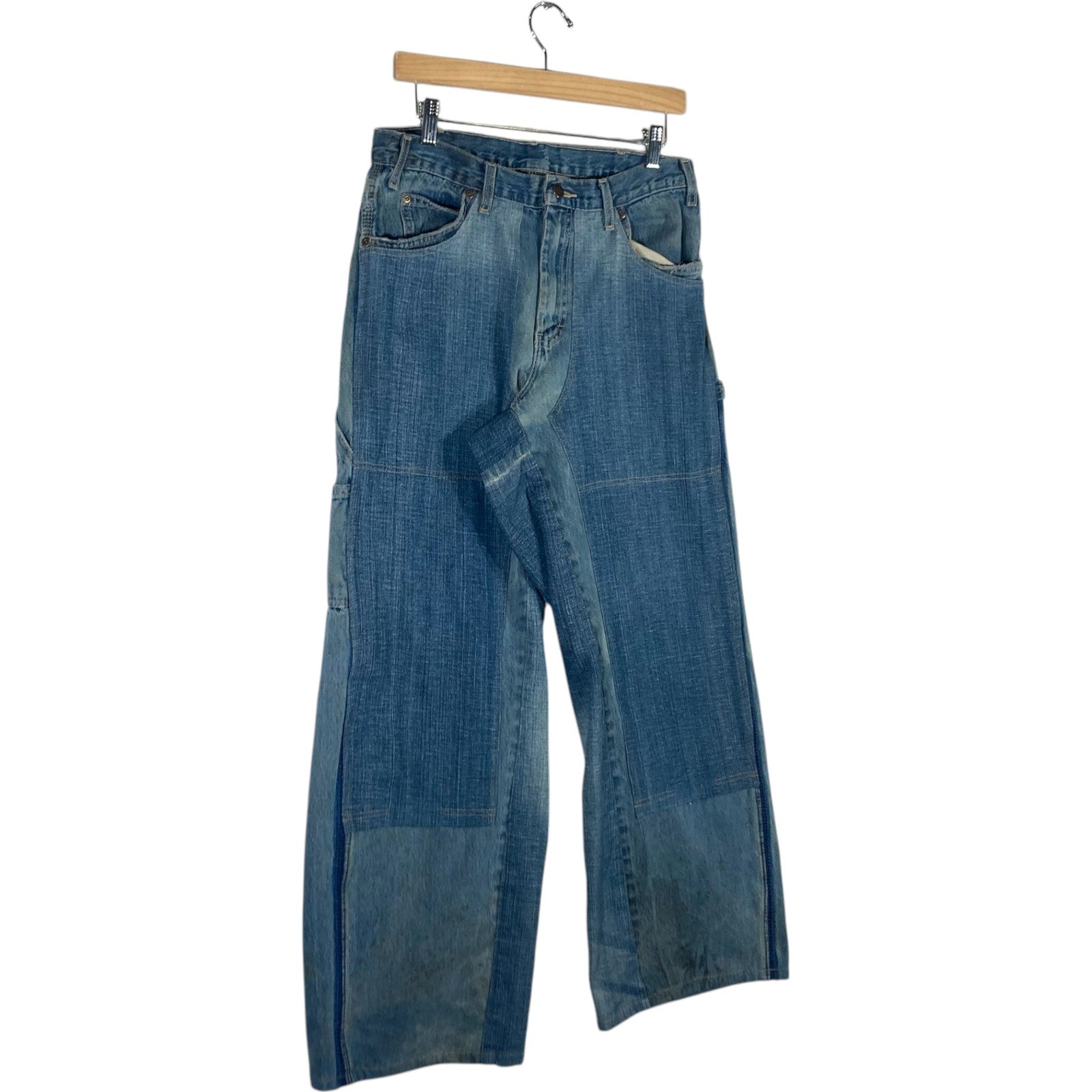 Vintage Cut & Sew Dickies Denim Carpenter Pants 32x34