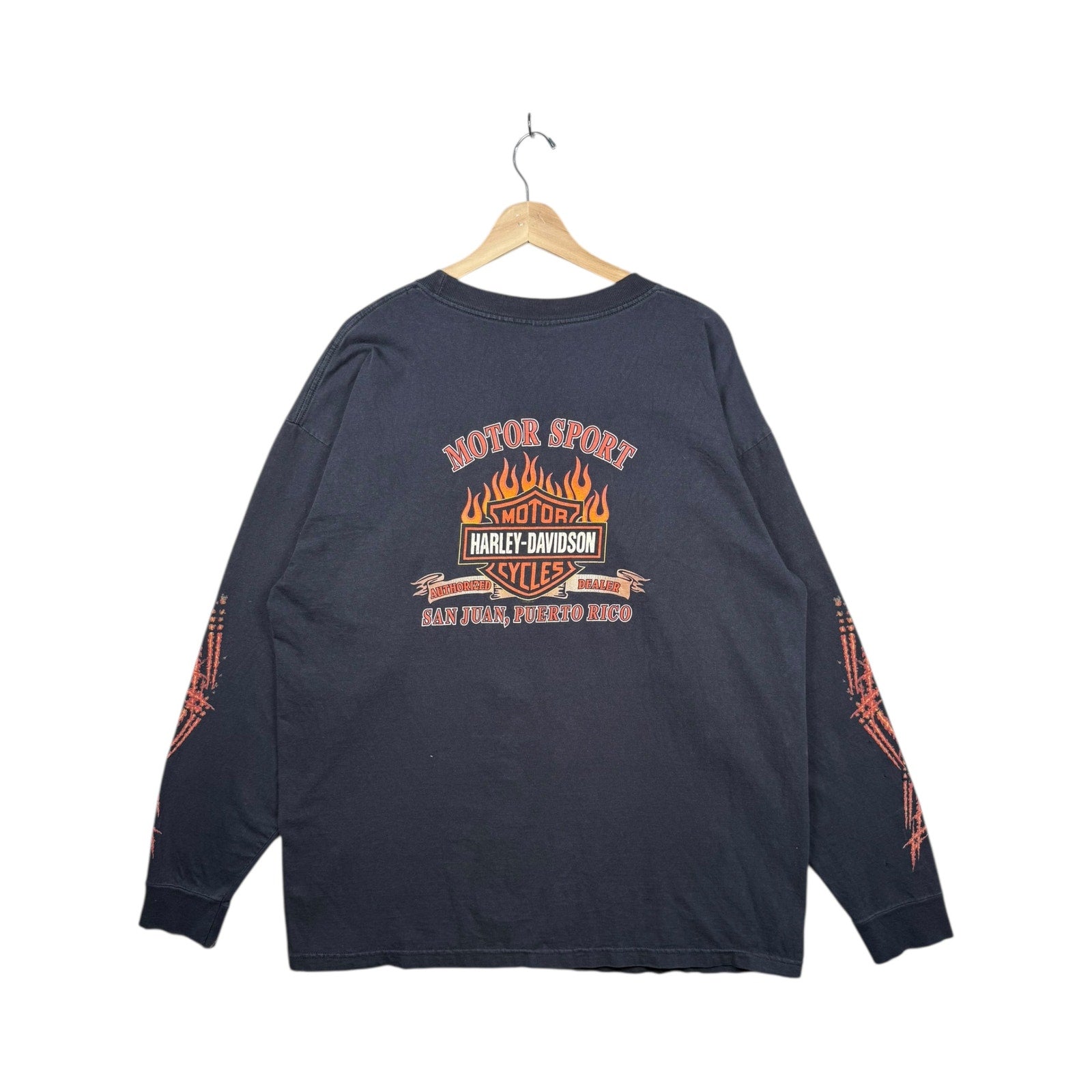 Vintage Harley Davidson Motorcycles Long Sleeve