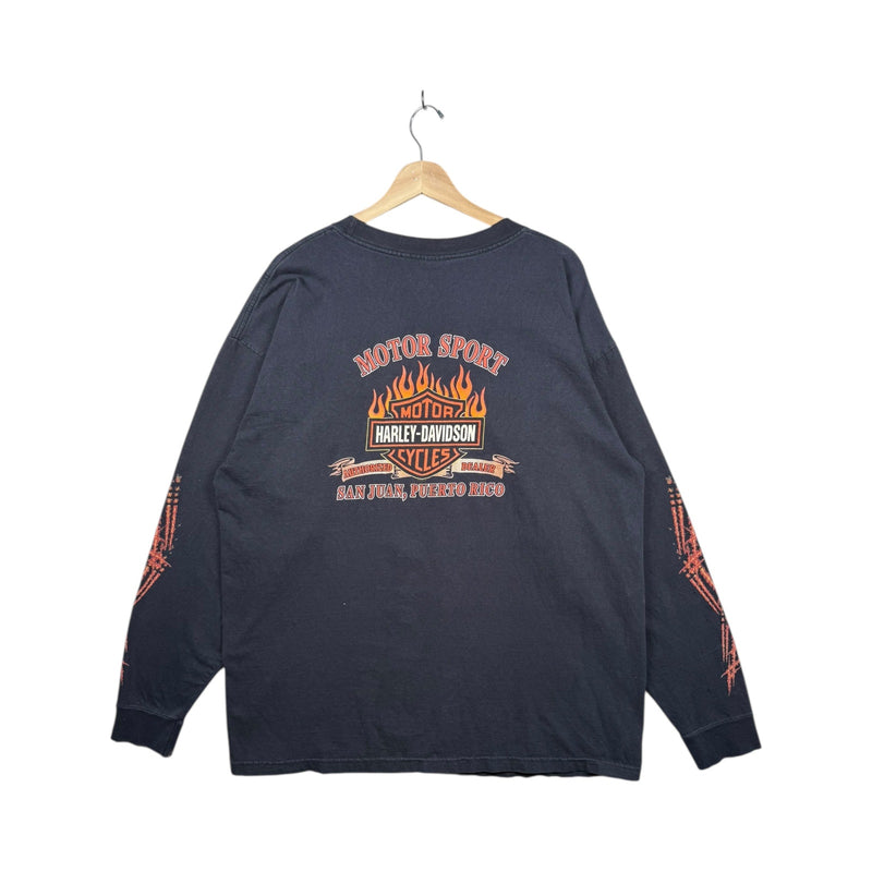 Vintage Harley Davidson Motorcycles Long Sleeve