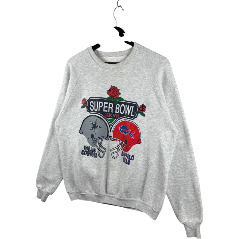 Vintage NFL Super Bowl 27 Dallas Cowboys vs Buffalo Bills Crewneck