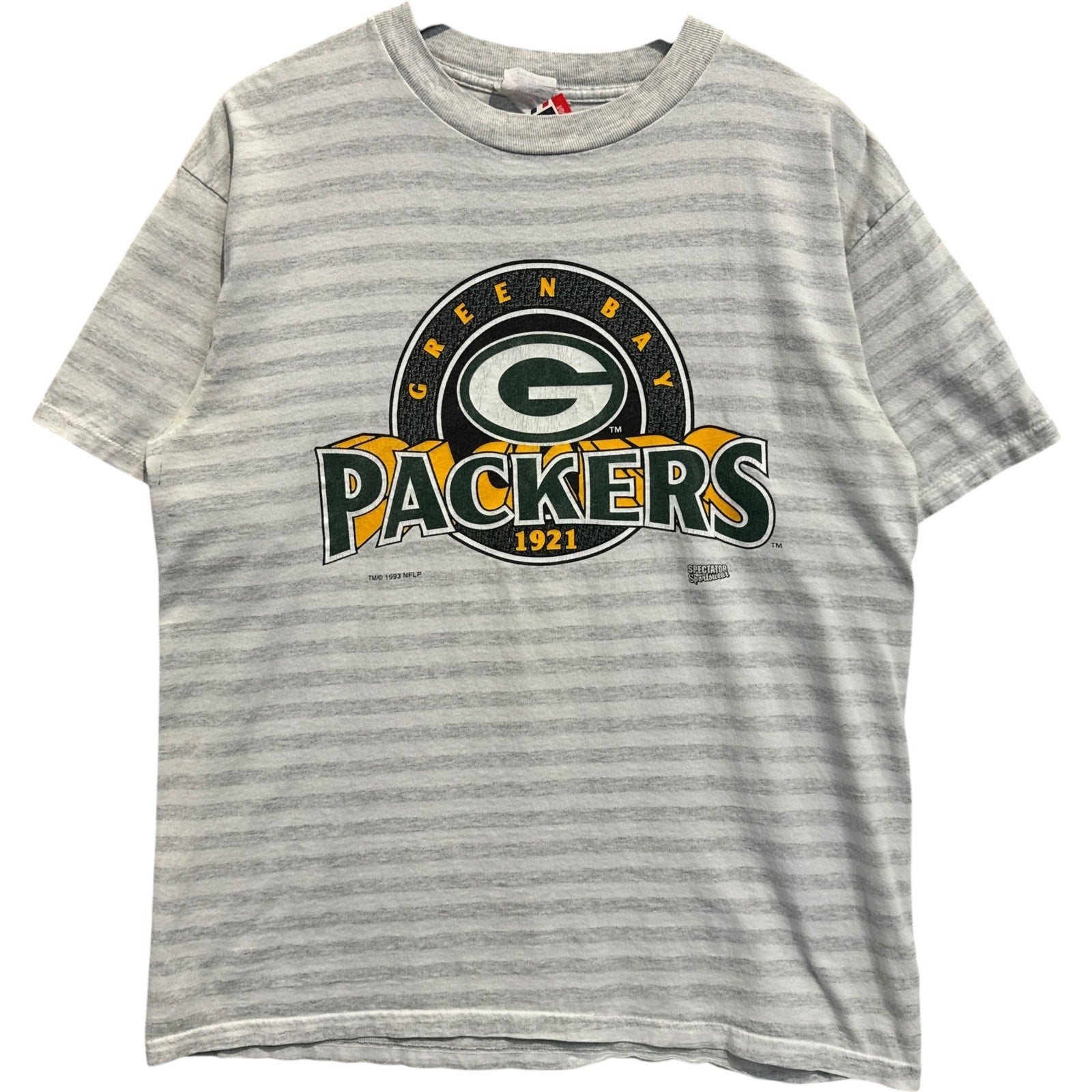 Vintage Green Bay Packers Striped NFL Tee