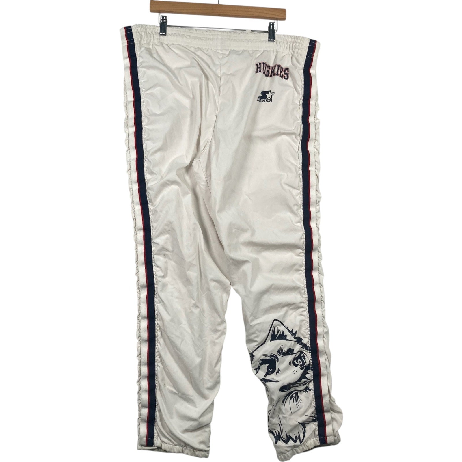 Vintage Starter University Of Connecticut Huskies Pants