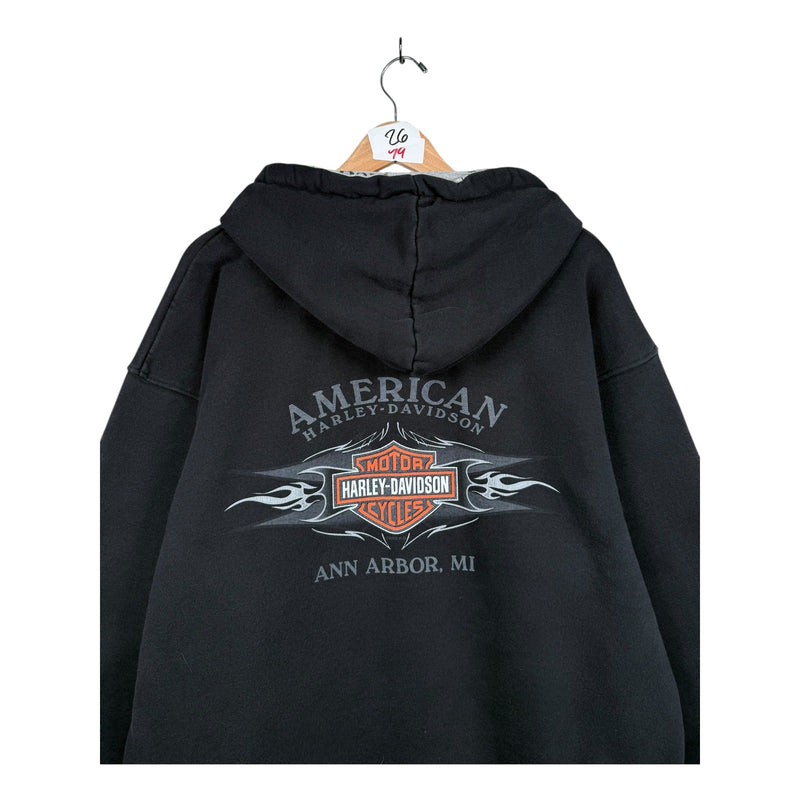 Vintage Harley Davidson Ann Arbor Hoodie