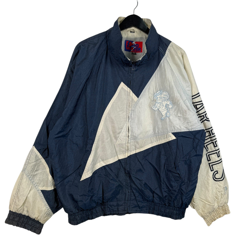 Vintage UNC Chapel Hill Tar Heels Arm Spellout Windbreaker