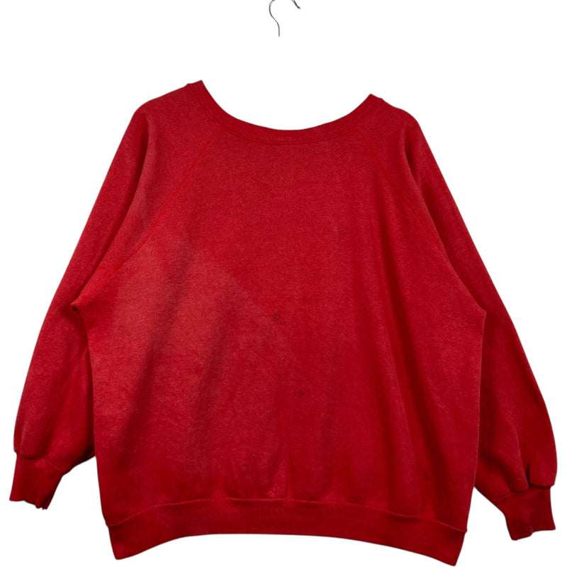 Vintage Blank Red Crewneck