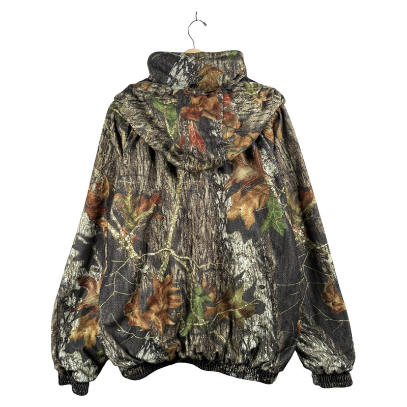 Vintage Remington Reversible Camo Full Zip Hoodie