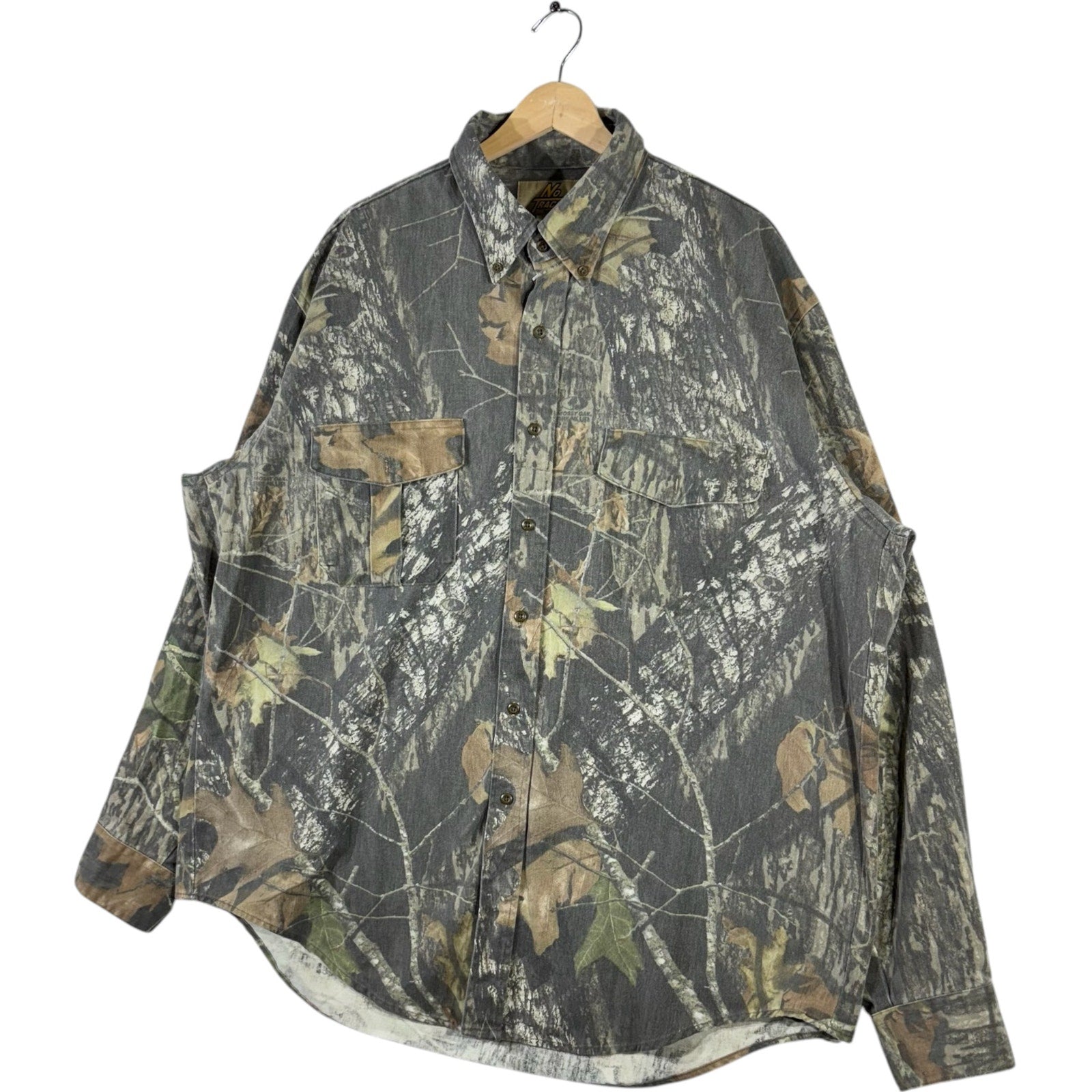 Vintage No Trace Camo Long Sleeve Button Up