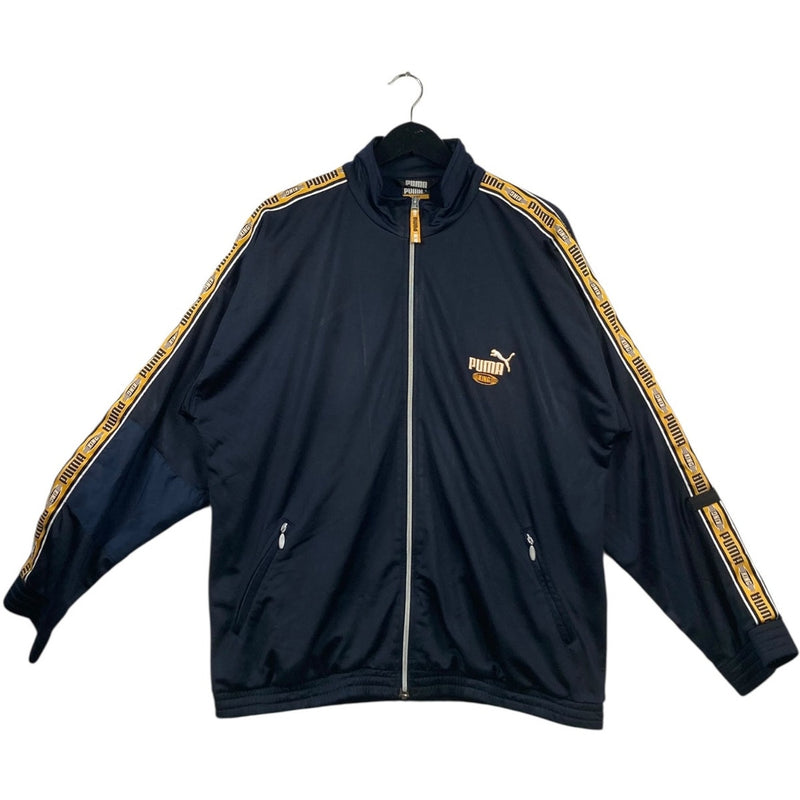 Vintage Puma Embroidered Logo Tape Track Jacket