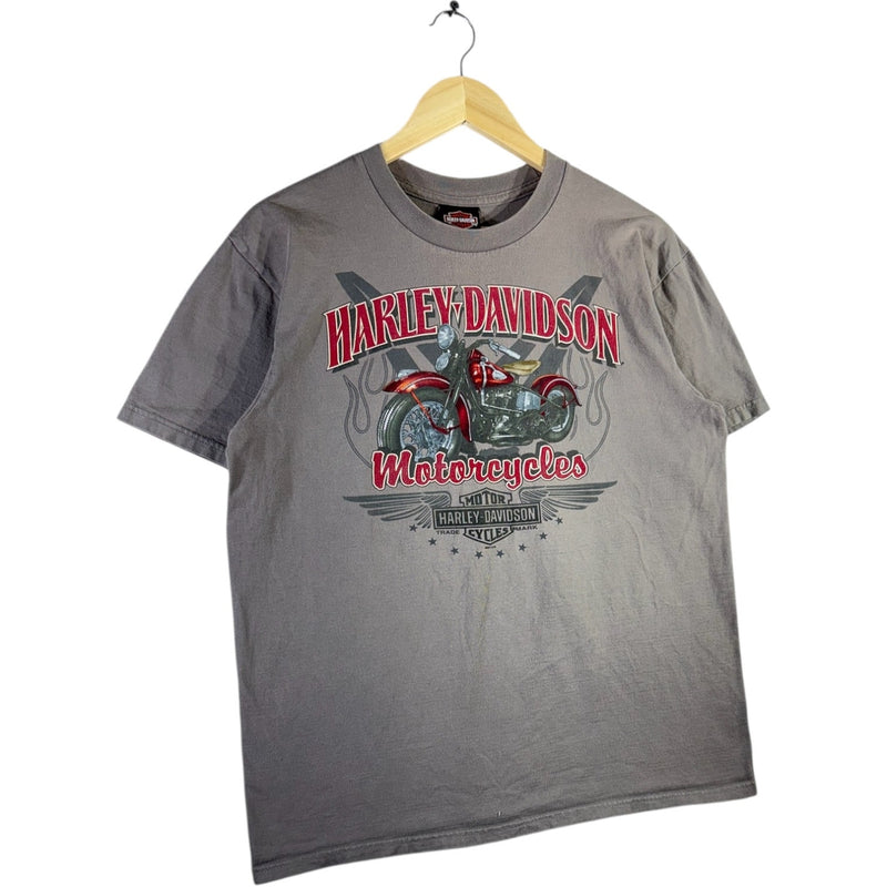 Vintage Harley Davidson Motorcycle Graphic T-Shirt