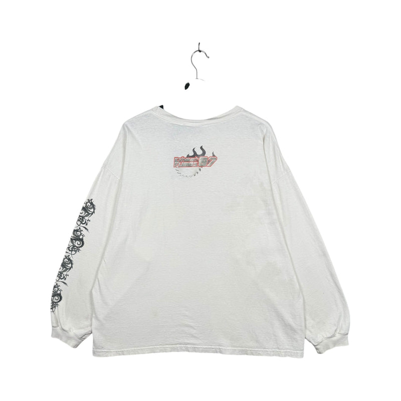 ***measurement*** Vintage Phat Phlames Hot Rod Flames T-Shirt