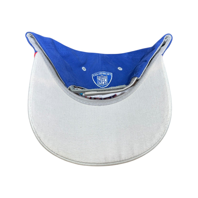 Vintage NFL x Reebok New York Giants Colorblock Strapback Hat