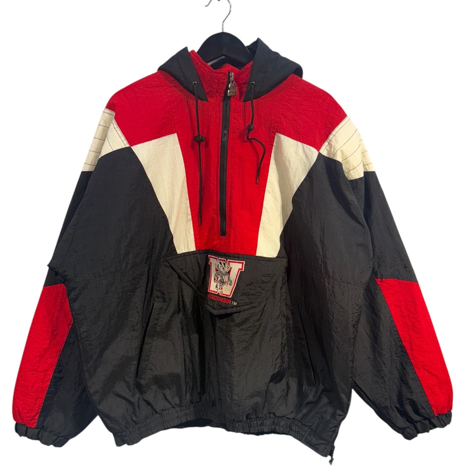 Vintage Starter University of Wisconsin Badgers Puffer Jacket