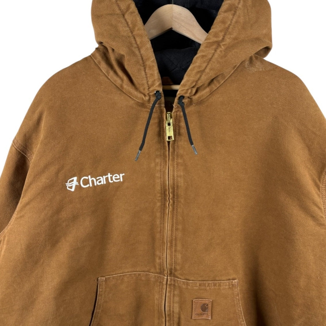 Vintage Carhartt Insulated Active Jac Hoodie Full Zip Jacket