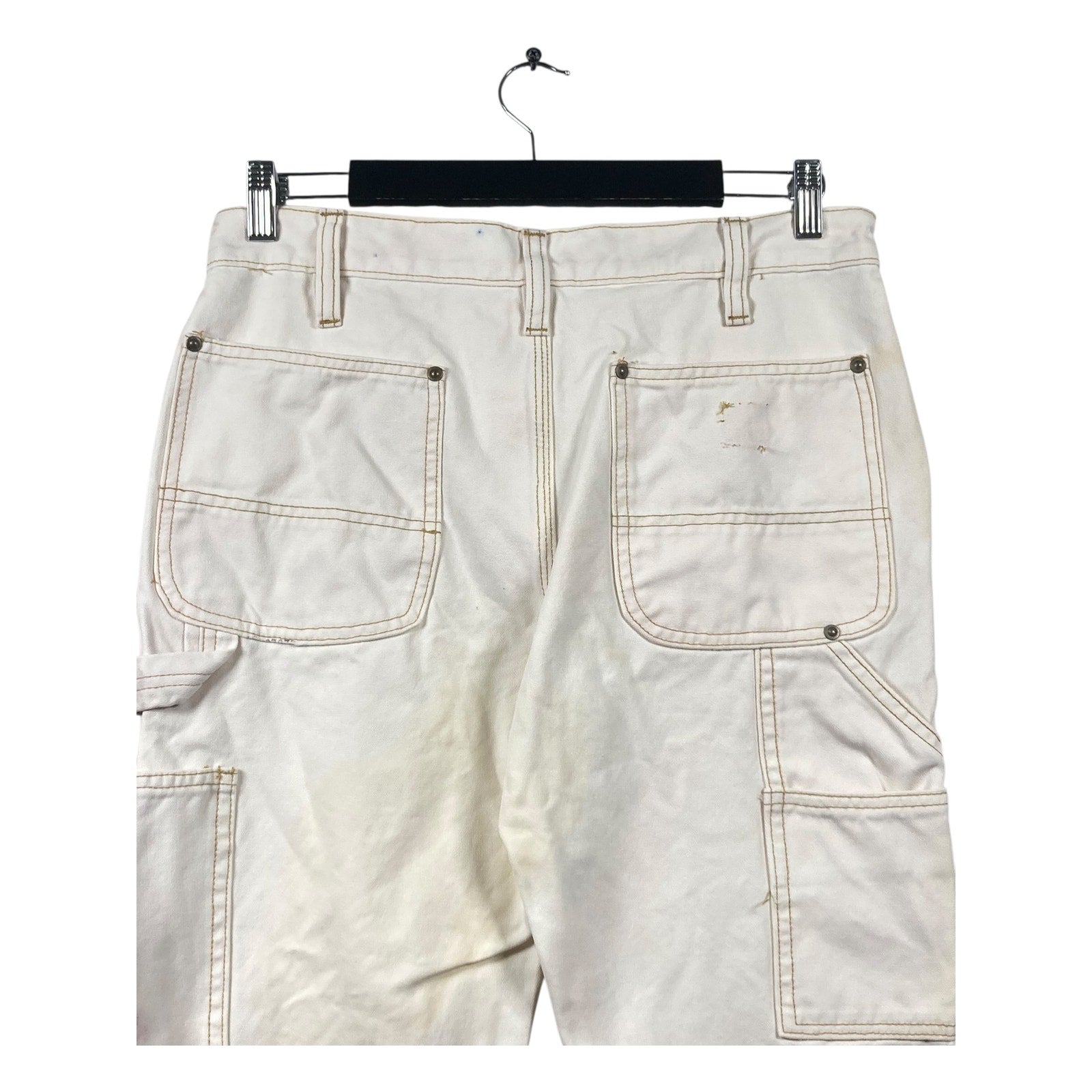 Vintage Carhartt Cut-out Utility Pockets Cargo Shorts 32