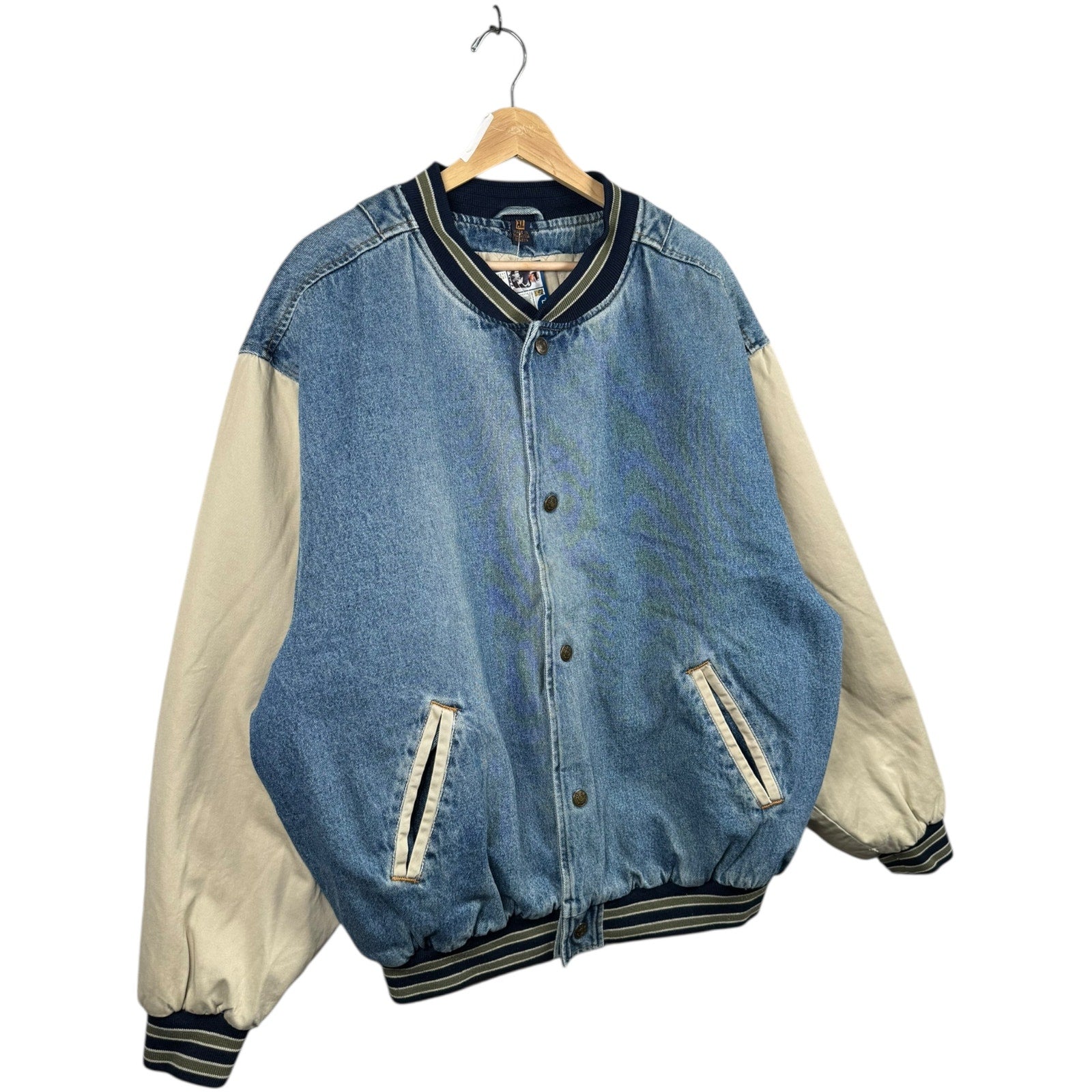 Vintage American Flag Denim Jacket