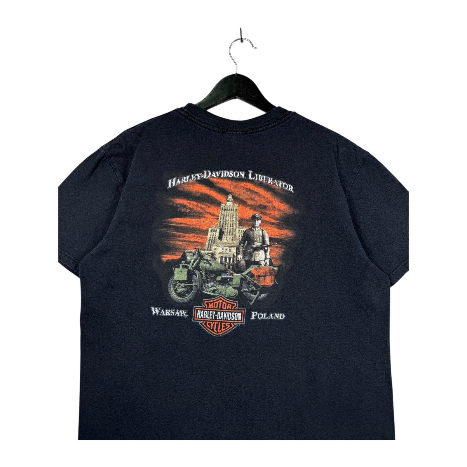 Vintage Harley Davidson Warsaw Poland T-Shirt