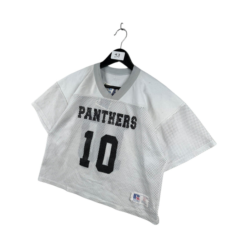 Vintage Russell Athletic Panthers Y2K Cropped Jersey