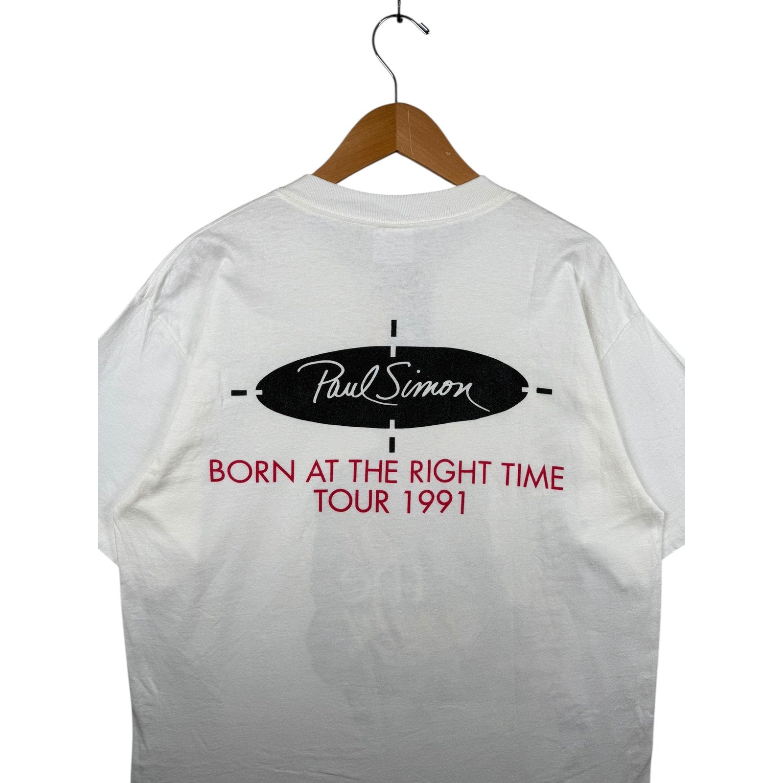 Vintage Paul Simon Born at the Right Time T-Shirt