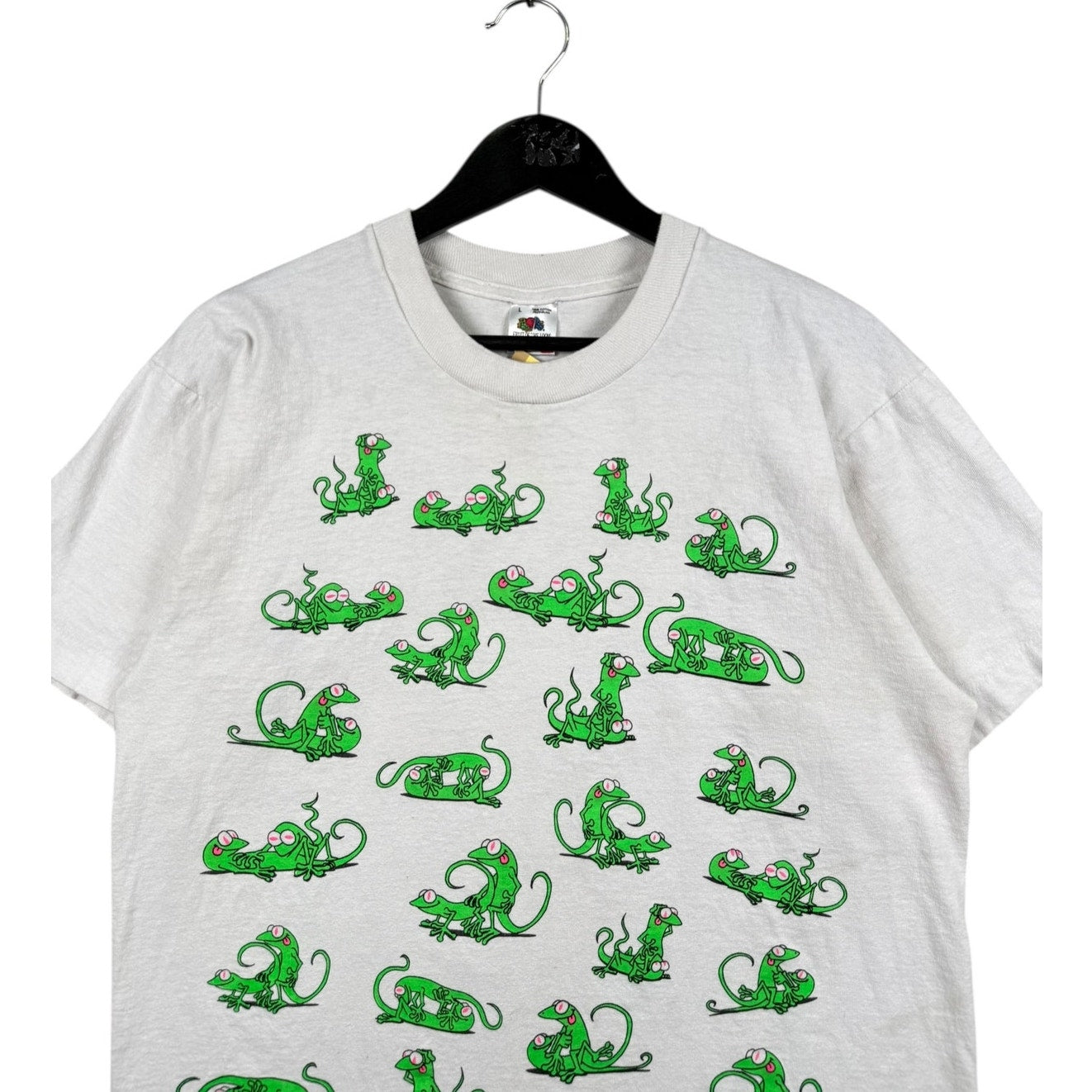 Vintage Gecko Lizard Sexual Graphic T-Shirt