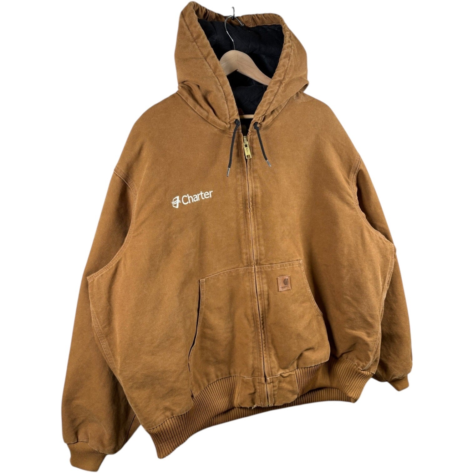 Vintage Carhartt Insulated Active Jac Hoodie Full Zip Jacket