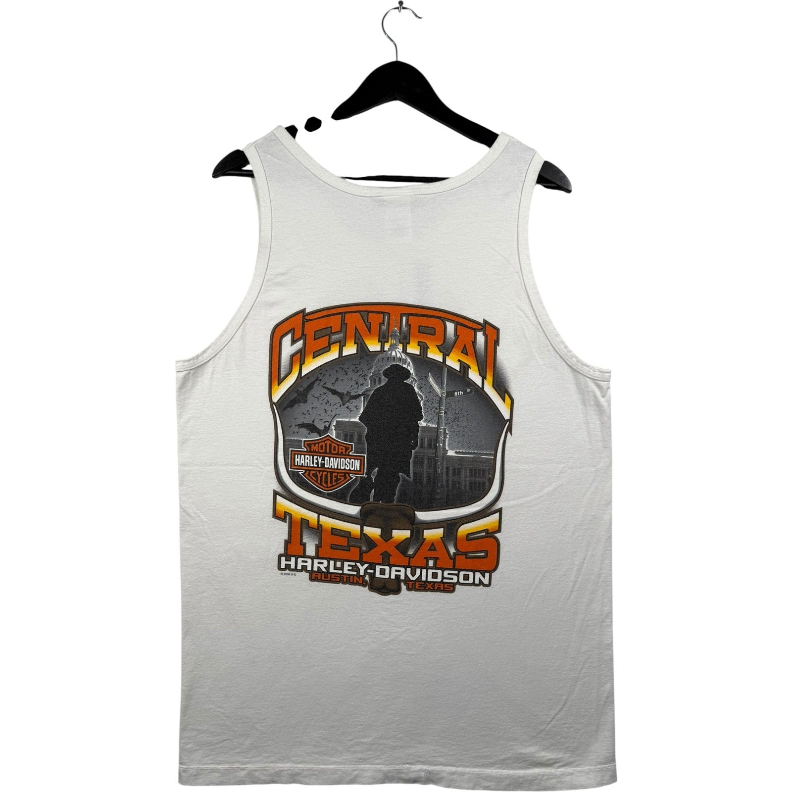 Vintage Harley Davidson Central Texas Motor Oil Tank Top