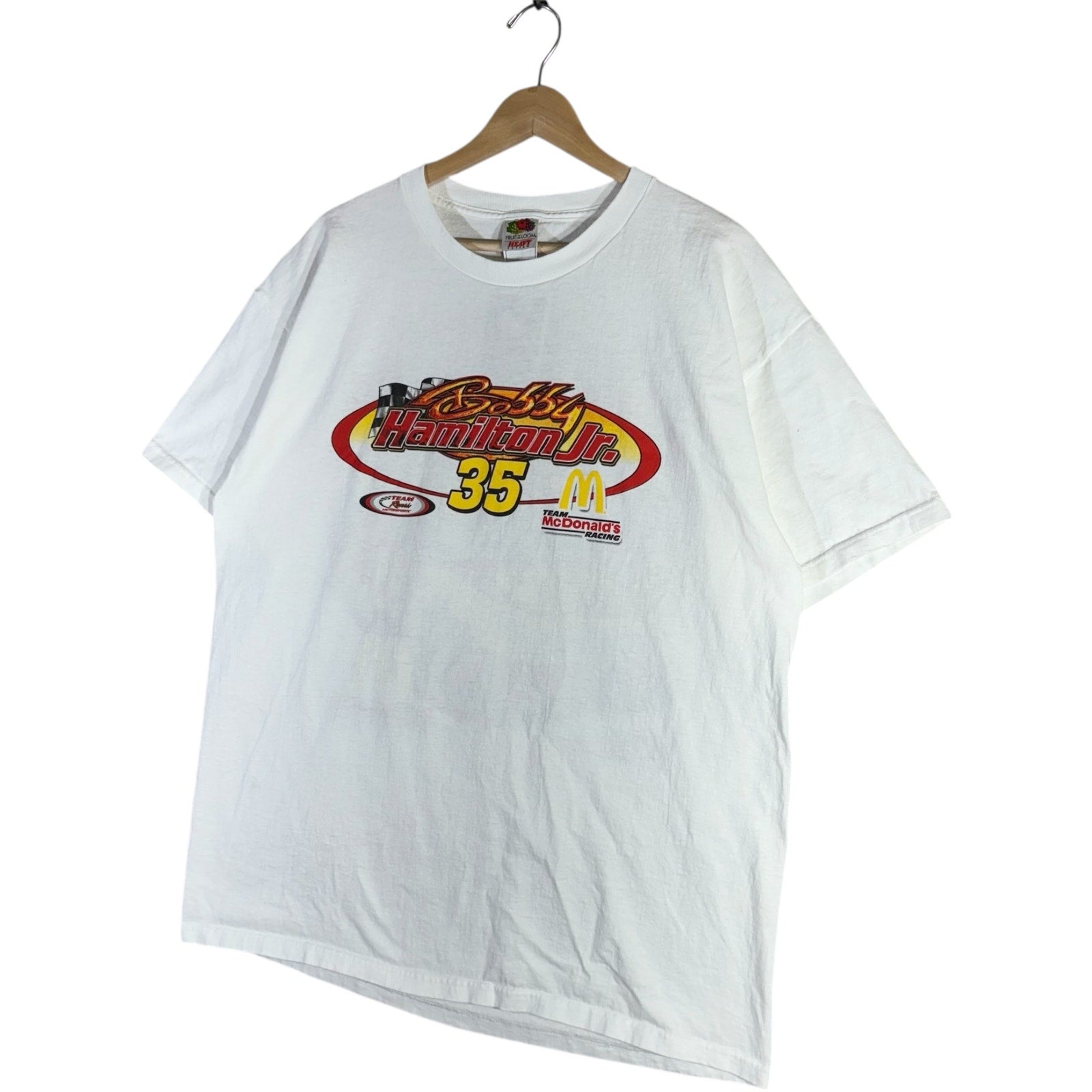 Vintage NASCAR Bobby Hamilton JR Team McDonalds Racing Tee