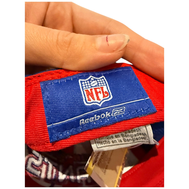 Vintage NFL x Reebok New York Giants Colorblock Strapback Hat