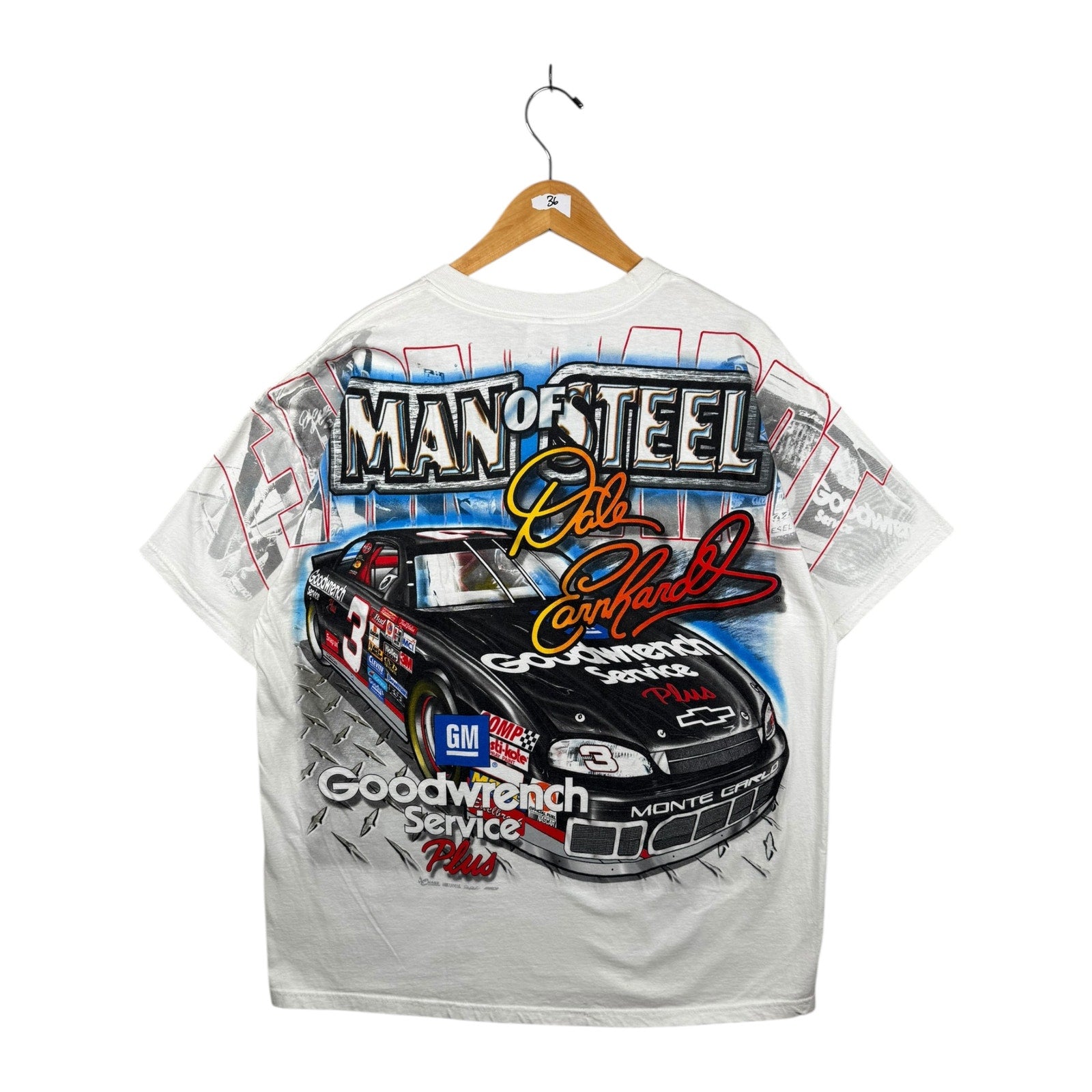 Vintage Man of Steel Earnhardt NASCAR NASCAR T-Shirt