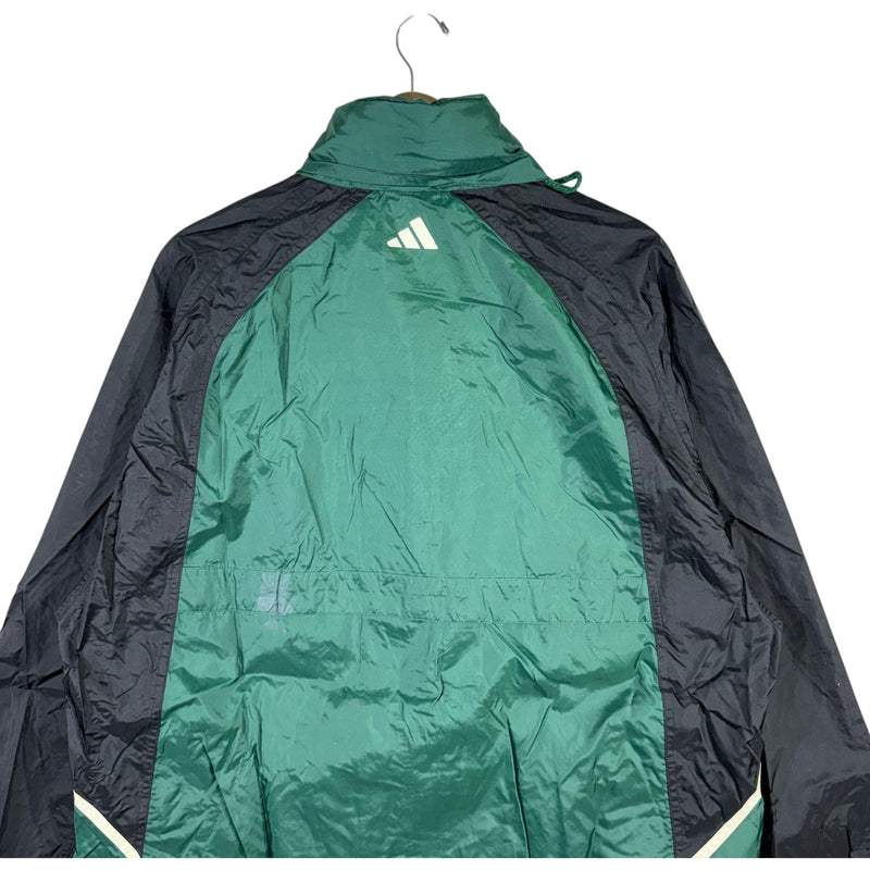 Vintage Adidas Originals Drawstring Color Block Windbreaker