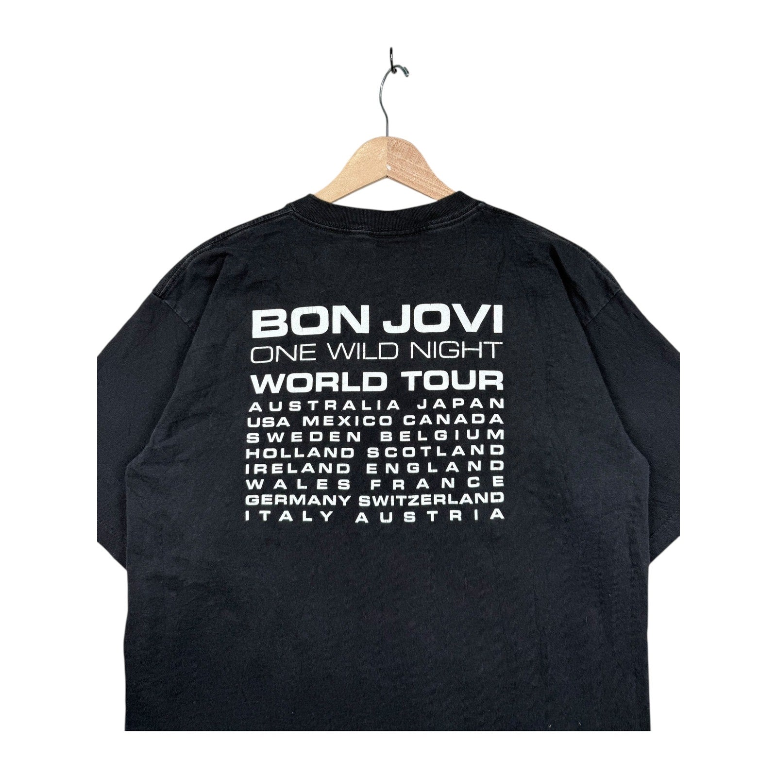 Vintage Bon Jovi One Wild Night World Tour T-Shirt