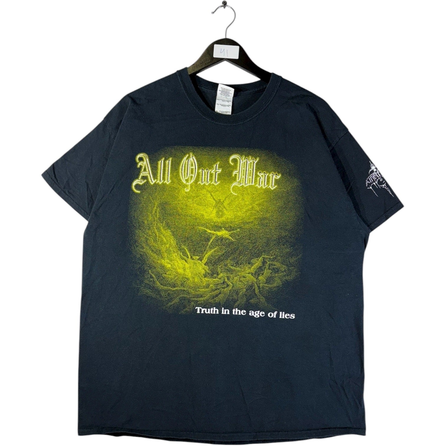 Vintage All Out War Band Graphic T-Shirt