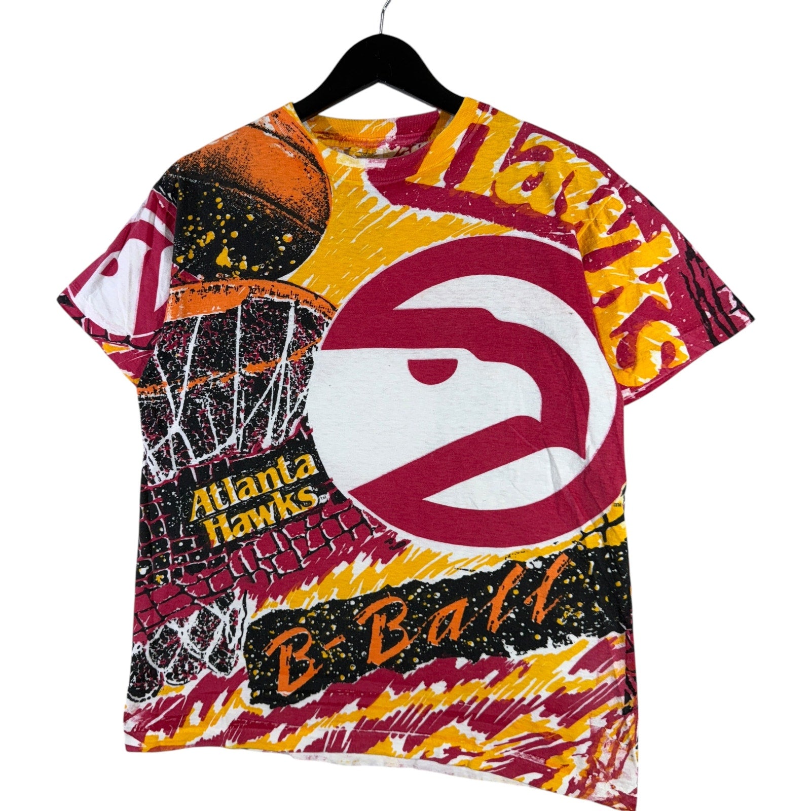 Vintage Atlanta Hawks "B-Ball" NBA AOP Tee