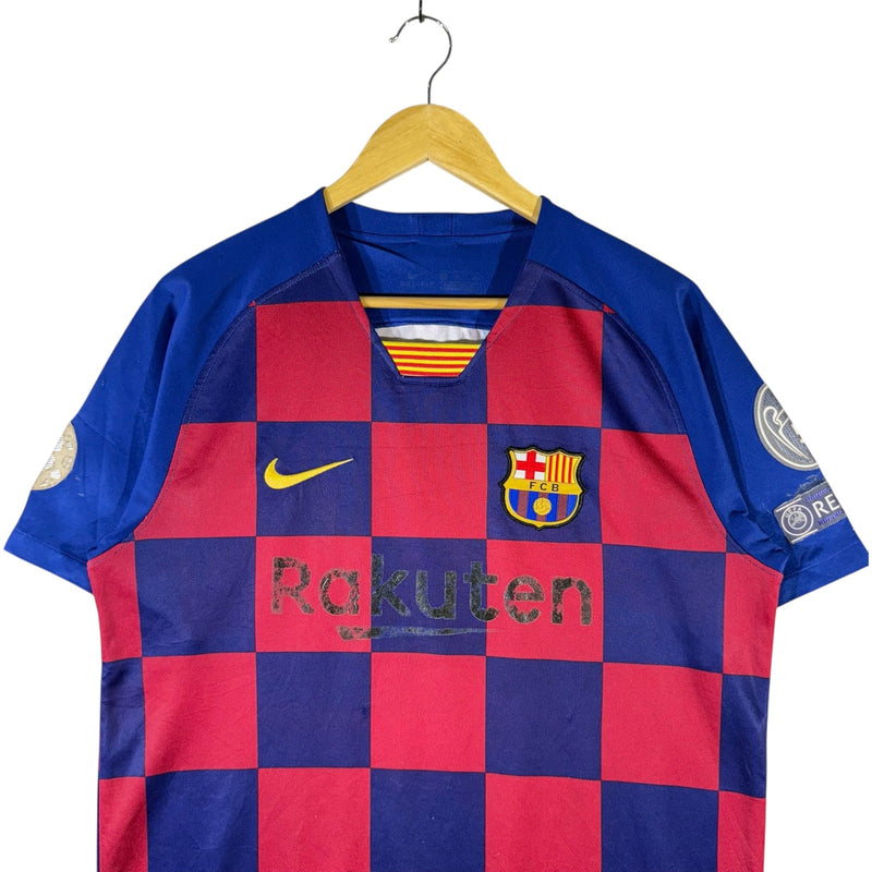 Vintage Nike Barcelona FC Rakuten Crest Home Soccer Jersey