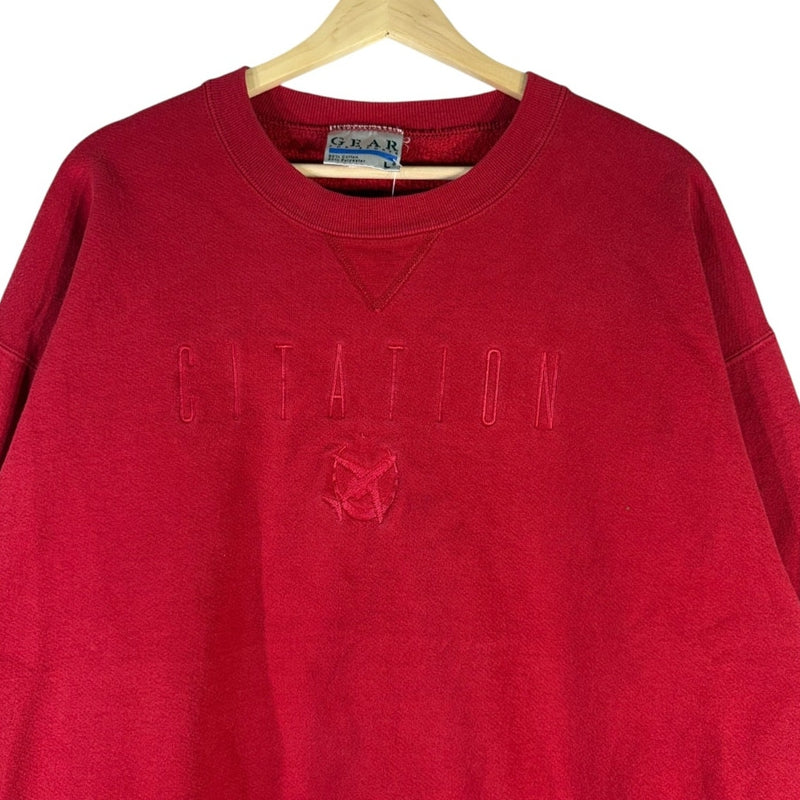 Vintage Citation Embroidered Crewneck
