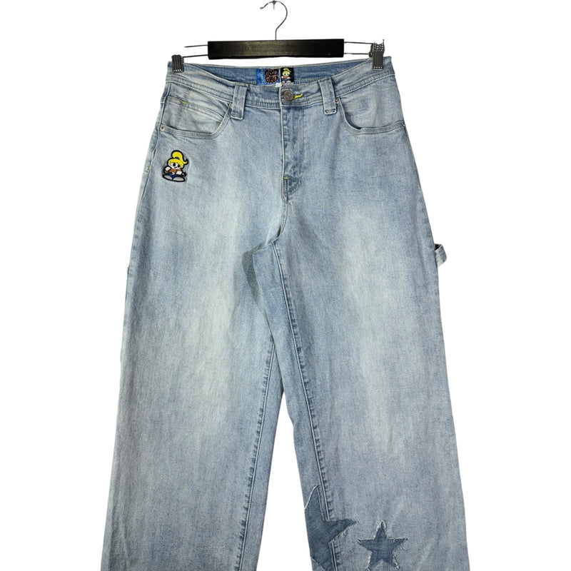Vintage JNCO Embroidered Skater Straight Leg Denim Jeans 30x32