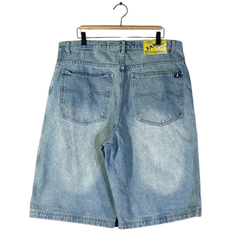 Vintage Tank Jeans Utility Denim Shorts 32x12