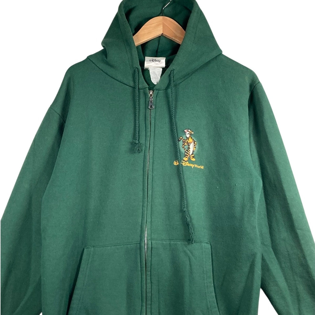 Vintage Walt Disney World Tiger Zip Up Hoodie
