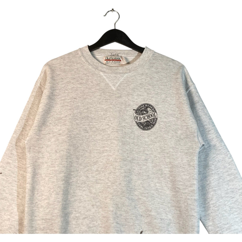 Vintage Old School Baseball Crewneck