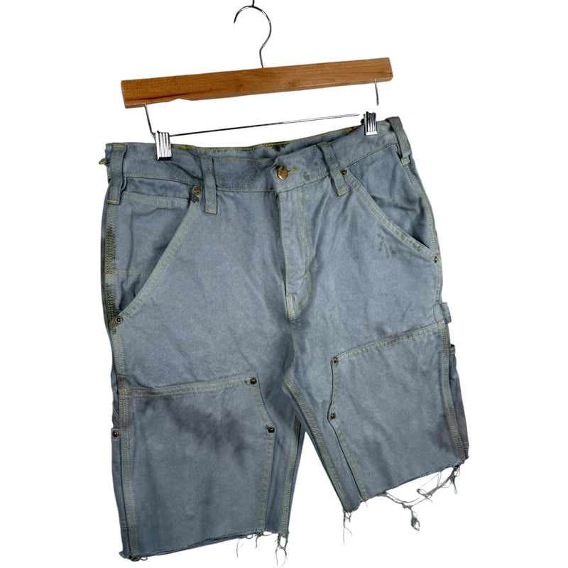 Vintage Carhartt Utility Cargo Denim Shorts 32