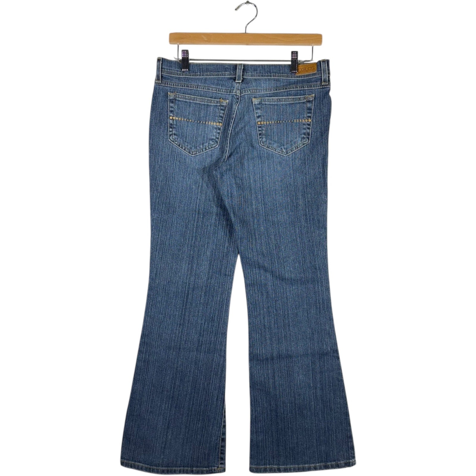 Vintage Glo Flared Denim Jeans 9