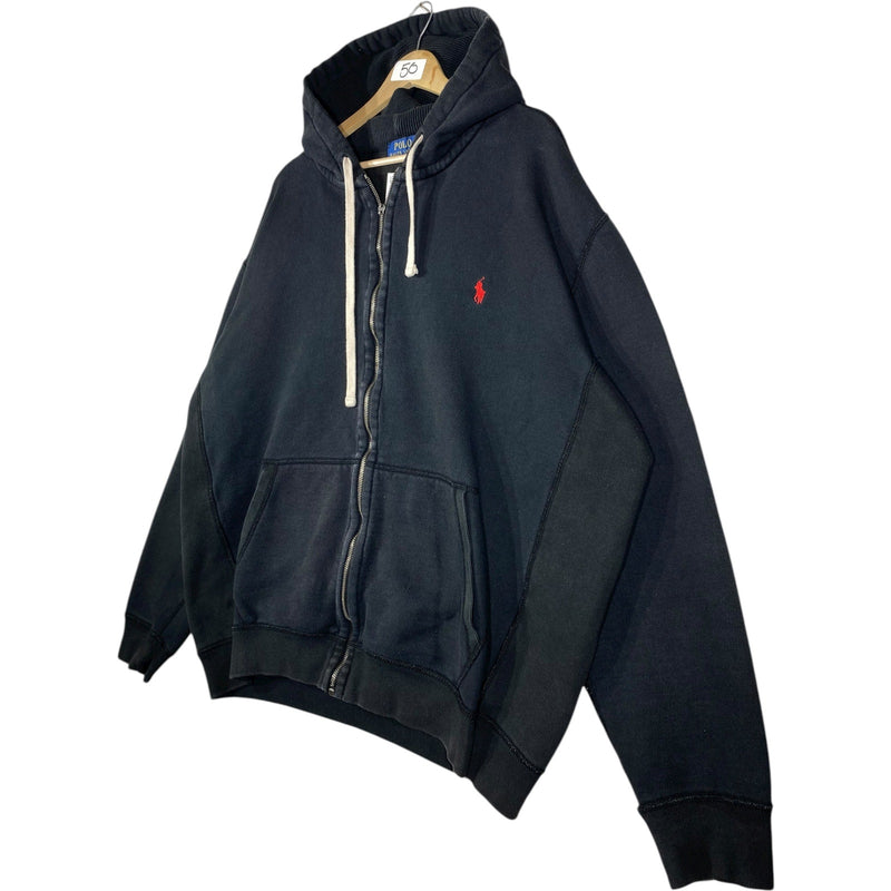 Vintage Polo Ralph Lauren Bomber Jacket Hoodie