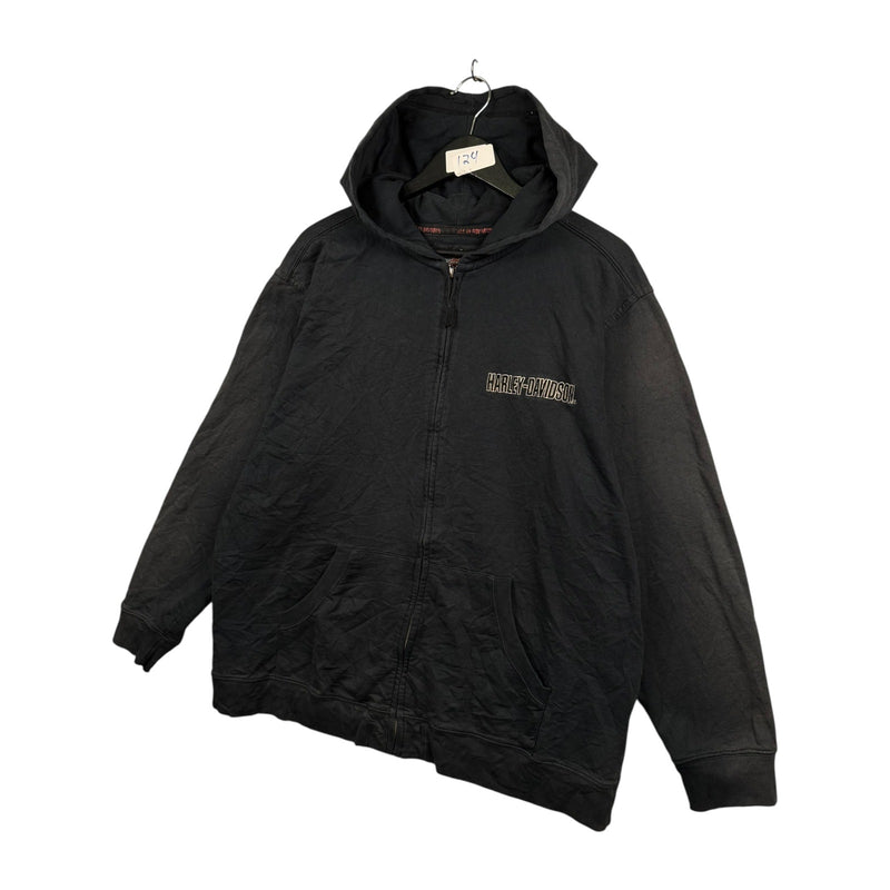 Vintage Harley Davidson Motorcycles Full Zip Jacket Hoodie